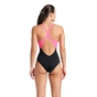 Купальник Arena Dreamhline Swimsuit V Back 008328-500 чорний, фіолетовий, бірюзовій 36 (3468337427940) - уменьшенное изображение 2