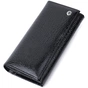 Гаманець ST Leather З натуральної лакованої шкіри Чорний (22679) - уменьшенное изображение 1