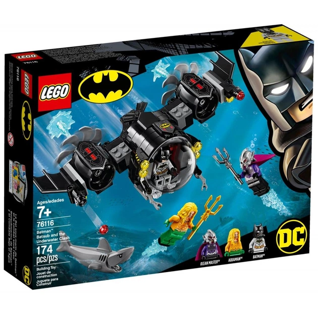 Конструктор LEGO Super Heroes Підводний бій Бетмена 174 деталі (76116) - зображення 1