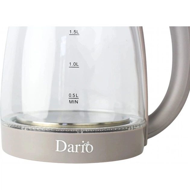 Электрочайник Dario DR1802 grey - изображение 7