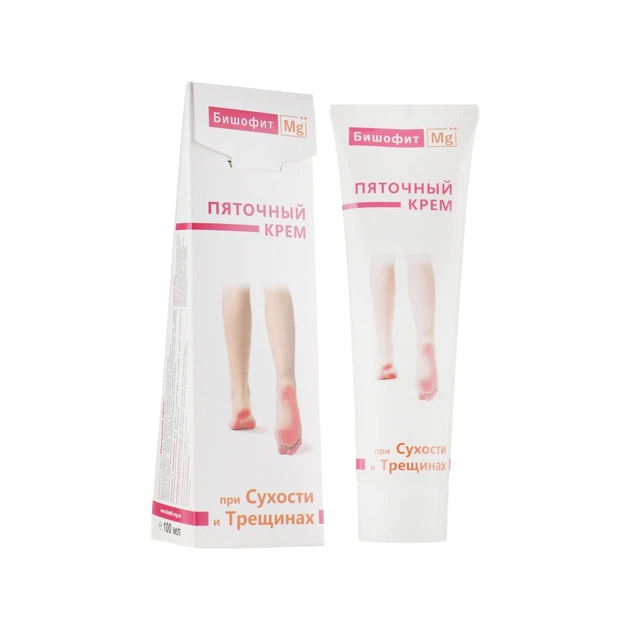 Крем для ніг Бішофіт Mg++ для п'ят від сухості та тріщин 100 мл (4820170680156) - picture 3