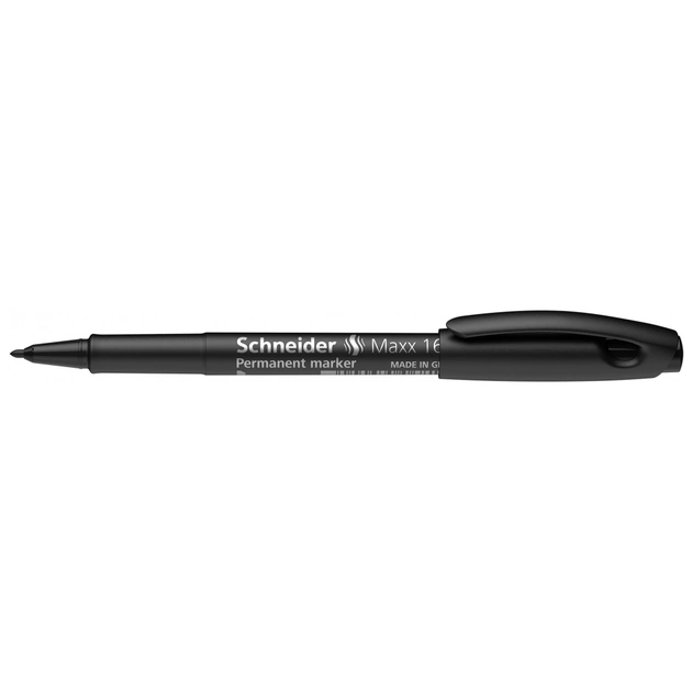 Маркер Schneider MAXX 166 перманентный 1 мм, черный (S116601) - изображение 1