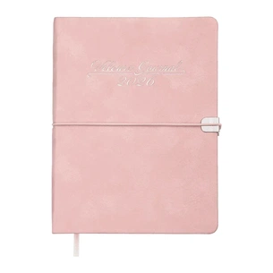 Тижневик Buromax датований 2026 VELOUR, А5 рожевий (BM.2134-10) зображення 1
