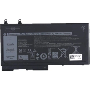 Акумулятор до ноутбука AlSoft Dell Latitude 5400 1V1XF, 42Wh (3500mAh), 3cell, 11.1V, Li-ion (A47940) зображення 1