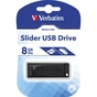 USB флеш накопичувач Verbatim 8GB Slider Black USB 2.0 (98695) - зменшене зображення 5