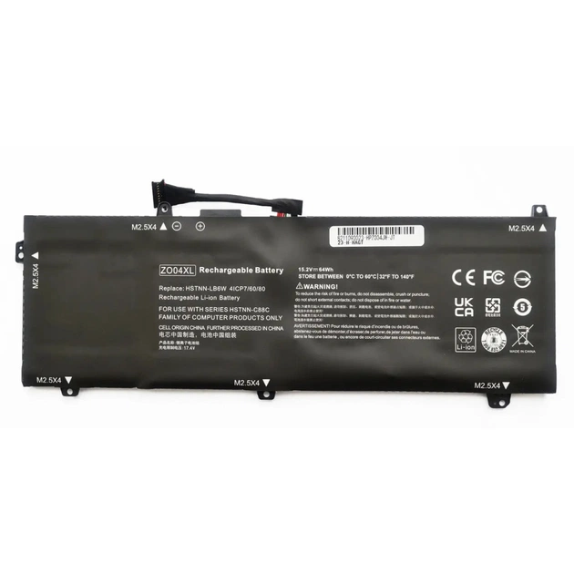 Акумулятор до ноутбука HPZBookStudio G3ZO04XL, 4210mAh (64Wh), 4cell, 15.2V, Li-ion AlSoft (A47804) - зображення 1