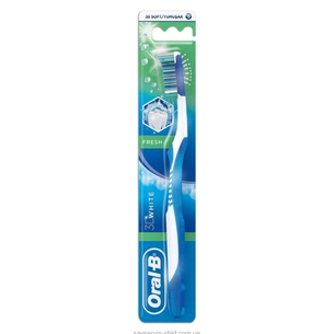 Зубна щітка Oral-B 3D White Свіжість середня 1 шт (3014260806170) зображення 1