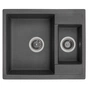 Мийка кухонна GRANADO SAMORA grafito (gr0909) - зменшене зображення 1