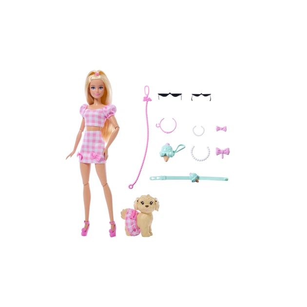 Кукла Barbie Парные образы розовая клетка (JFP36) - изображение 1