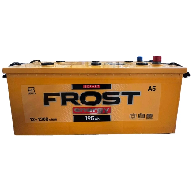 Акумулятор автомобільний FROST ENERGY 195Ah бокова(+/-) (1300EN) - зображення 1