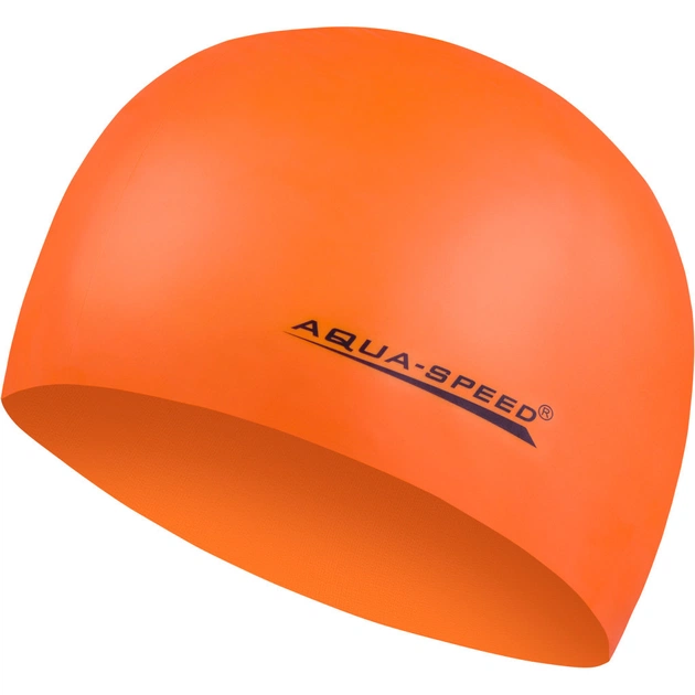 Шапка для плавания Aqua Speed Mega 100-75 помаранчевий Уні OSFM (5908217635594) - изображение 1