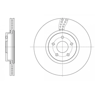 Гальмівний диск REMSA 61561.10 зображення 1
