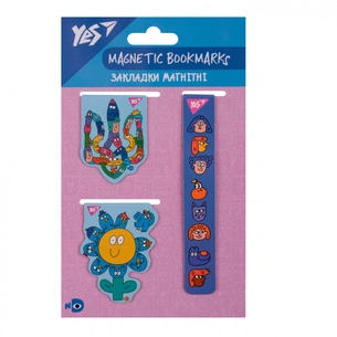 Закладки для книг Yes магнітні Stand with Ukraine 3 шт (708353) зображення 1