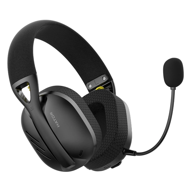 Навушники Hator Hyperpunk 2 Wireless Tri-mode Black (HTA-855) - изображение 1