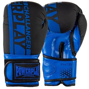 Боксерські рукавички PowerPlay 3086 Matt Challenger Чорно-Сині 10 унцій (PP_3086_10oz_Bl/Navy) зображення 1