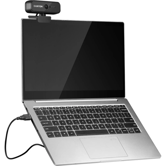 Веб-камера Canyon C2 720p HD Black (CNE-HWC2) - зображення 4