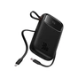 Батарея універсальна Baseus QPow2 20000mAh 30W, with 2*Type-C Cable, Black (P10055009113-00) - зменшене зображення 1