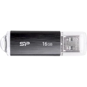 USB флеш накопичувач Silicon Power 16GB Ultima U02 Black USB 2.0 (SP016GBUF2U02V1K) зображення 1