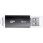 USB флеш накопичувач Silicon Power 16GB Ultima U02 Black USB 2.0 (SP016GBUF2U02V1K) - зменшене зображення 1