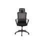 Офісне крісло Аклас Прато Tilt (8020A) Чорний (Чорний) (00136013) - зменшене зображення 2