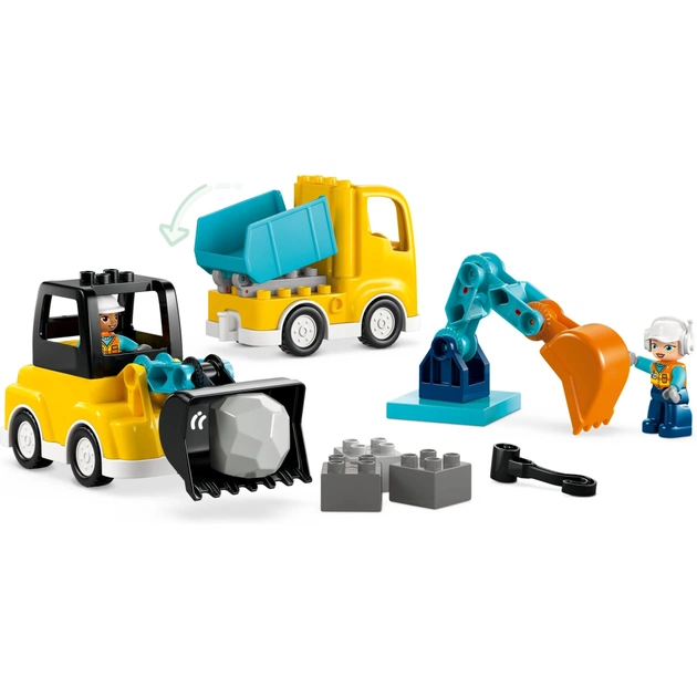 Конструктор LEGO DUPLO Town 3-в-1 Будівельна техніка (10475) - picture 7