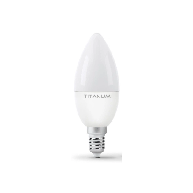 Лампочка TITANUM C37 6W E14 4100K 220V (TLС3706144) - зображення 1