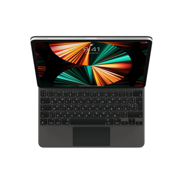 Чохол до планшета Apple Magic Keyboard for iPad Pro 12.9" (5th gen) - Black - Ukr (MJQK3UA/A) - изображение 1