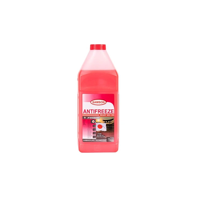 Антифриз SAMSON JP-Standard RED (-40) 1кг. Carboxylate special Japan cars (803238) - зображення 1