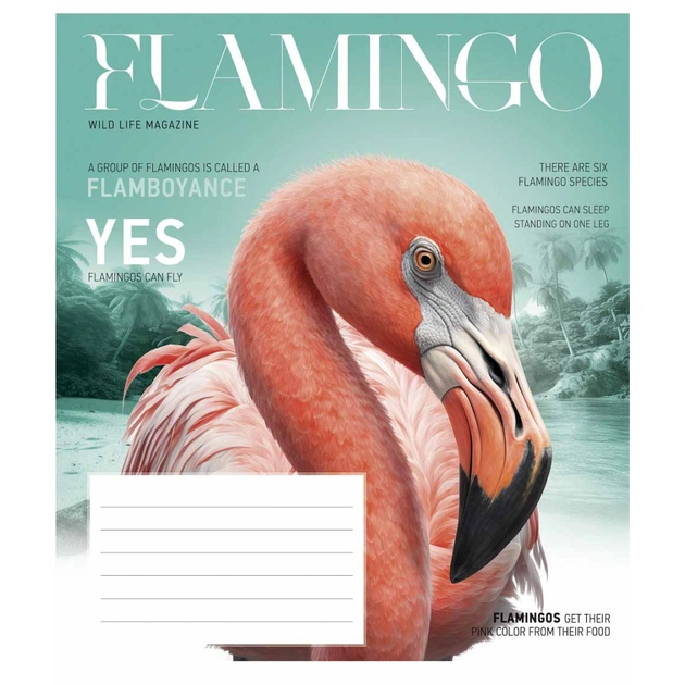 Зошит Школярик Fauna magazine 12 аркушів лінія (012-3428L) - зображення 1