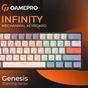 Клавіатура GamePro MK130 V2 Infinity QLAB Sakura Linear RGB USB UA Black (MK130-V2-B-QS) - зменшене зображення 9