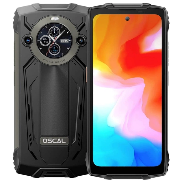 Мобільний телефон Oscal Pilot 2 8/256GB Black - зображення 1