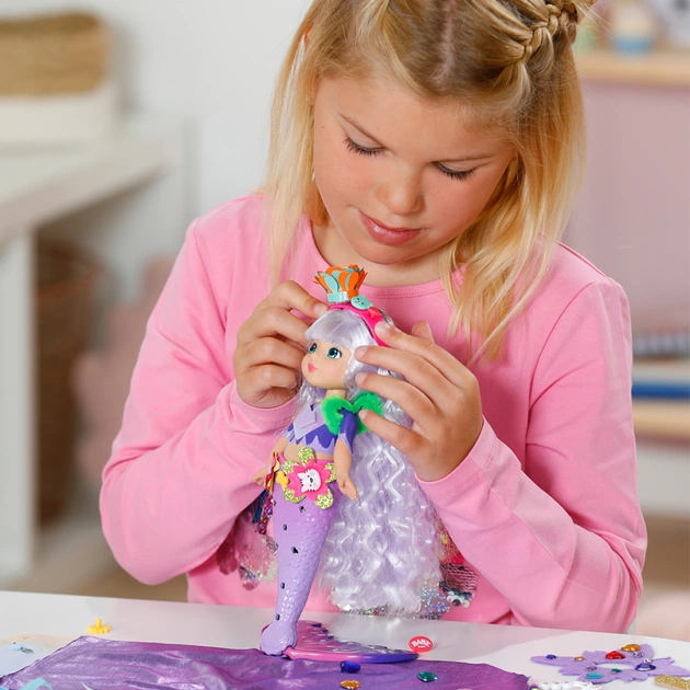 Кукла Zapf Baby Born серии Glam Up – Русалочка Аура 28 см (871799) - изображение 8