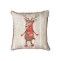 Наволочка Прованс декоративна Олень в шарфу 45х45 (031696) - уменьшенное изображение 1