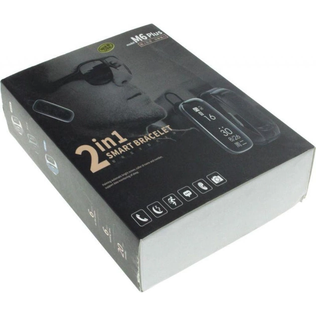Фітнес браслет UWatch M6 Black (F_55489) - picture 6
