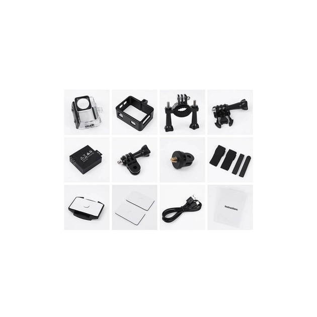 Екшн-камера HOCO DV103 Dual color screen Black (6942007638296) - picture 5