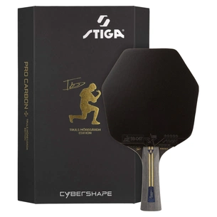 Ракетка для настільного тенісу Stiga Pro Carbon Plus Cybershape Truls Edition 5 Star FL (1215-1306-35) (932354) зображення 1