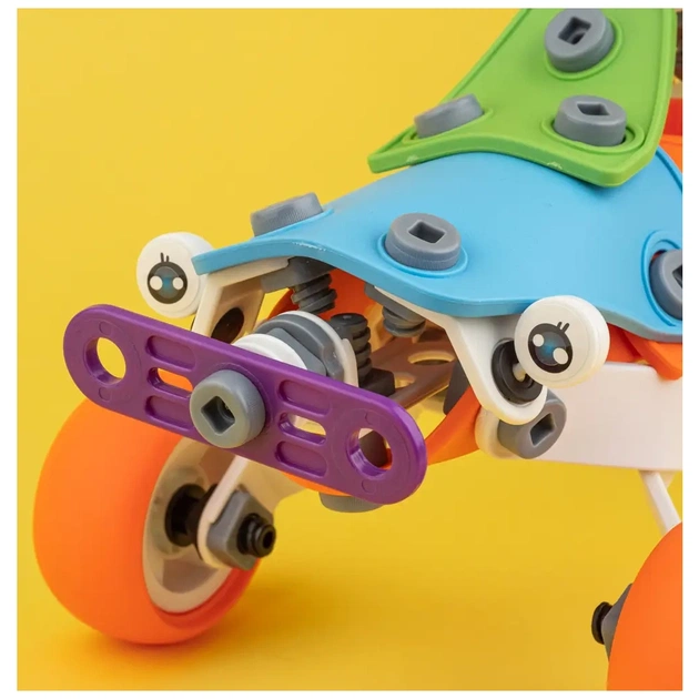 Конструктор Otamanko гибкий Грайко-собиратель 5-в-1, 132 детали (J-101) - изображение 10