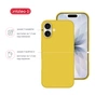 Чохол до мобільного телефона Intaleo Silicone Case Apple iPhone 17 Yellow (1283126630361) - зменшене зображення 3