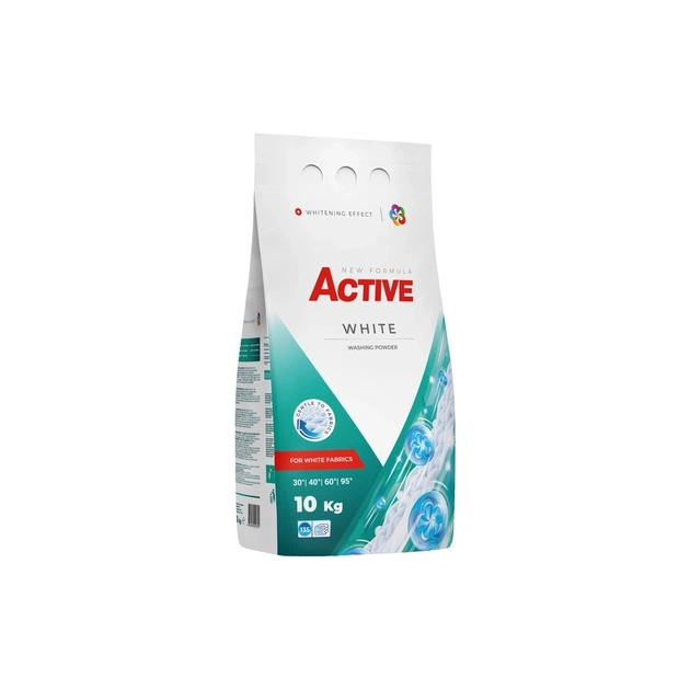 Пральний порошок Active PR White З ароматом свіжості 10 кг (4820196010791) - зображення 1