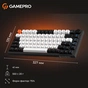 Клавиатура GamePro MK160 V2 Warden QLAB Sakura Linear RGB USB UA Black (MK160-V2-B-QS) - уменьшенное изображение 11