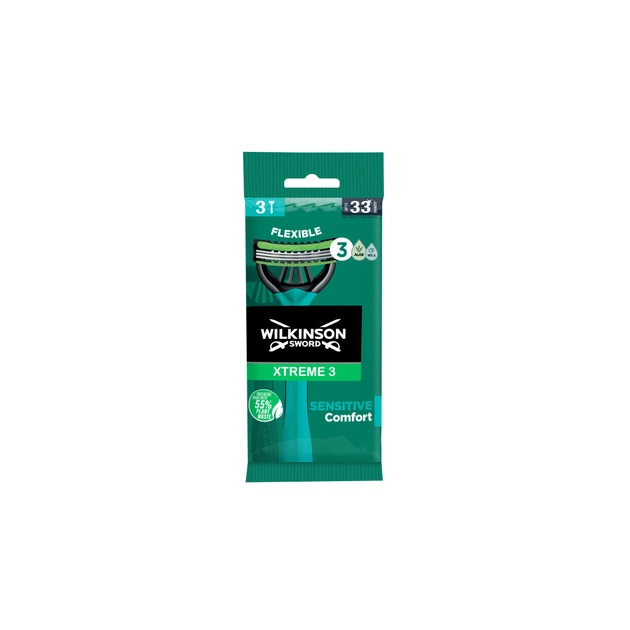 Бритва Wilkinson Sword Xtreme 3 Sensitive 3 шт. (4027800335237) - зображення 1