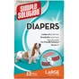 Підгузки для тварин Simple Solution Disposable Diapers Large для собак великих порід 12 шт (0010279105856) - зменшене зображення 1
