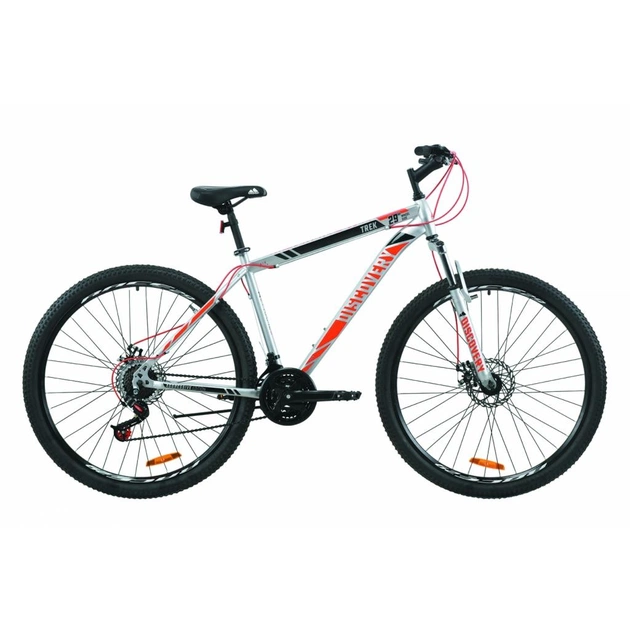 Велосипед Discovery 29" TREK AM DD рама-19" St 2020 сірий з червоним (OPS-DIS-29-057) - изображение 1
