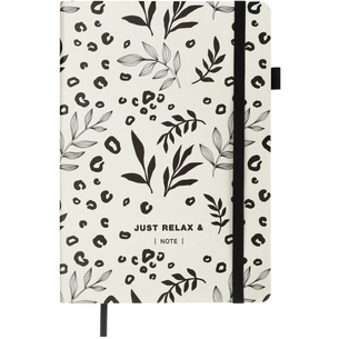 Книга записна Buromax RELAX, А5, 96 аркушів, клітинка, білий (BM.295101-12) зображення 1