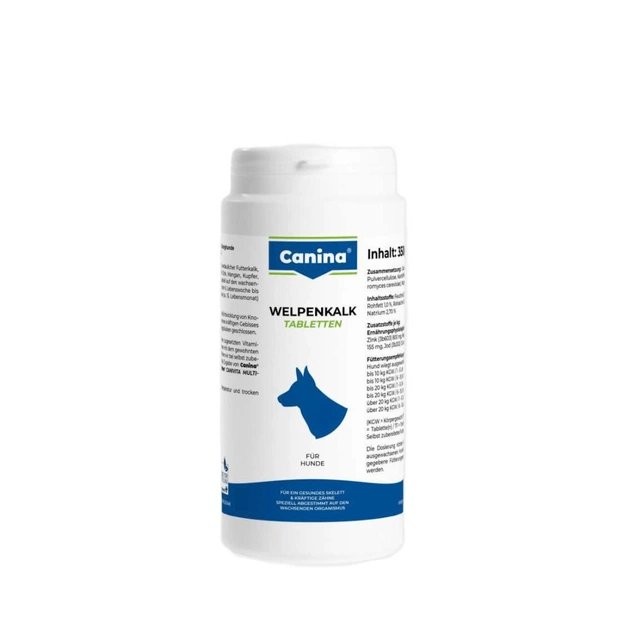 Вітаміни для собак Canina Welpenkalk Таблетки для цуценят 350 г (4027565120758) - picture 1