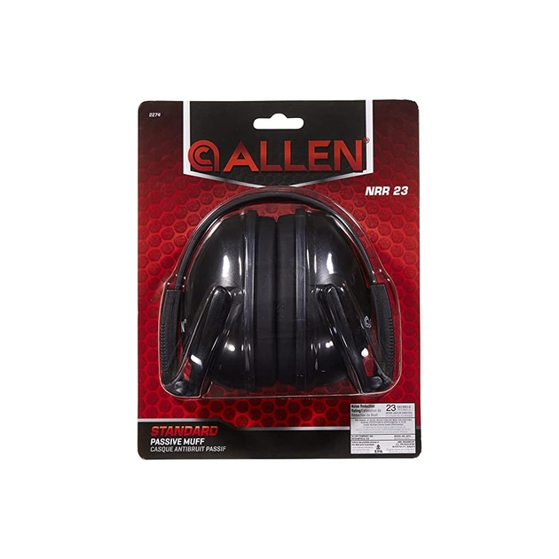 Тактичні навушники Allen Standard Passive Black (2274) - picture 5