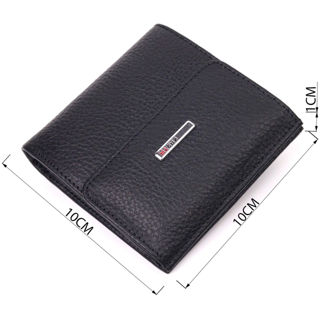 Портмоне Karya Из натуральной кожи Черное (21315) - изображение 3