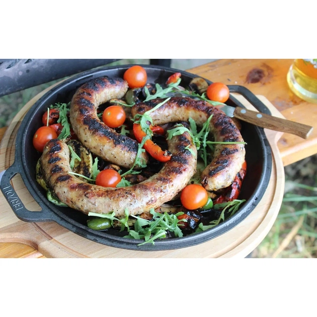 Котел туристичний Brizoll чавунний з кришкою-сковородою 8 л (KT08-2) - picture 11