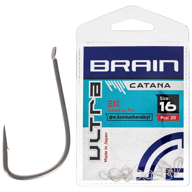 Гачок Brain Ultra Catana 16 (20шт/уп) (1858.52.36) - зображення 1