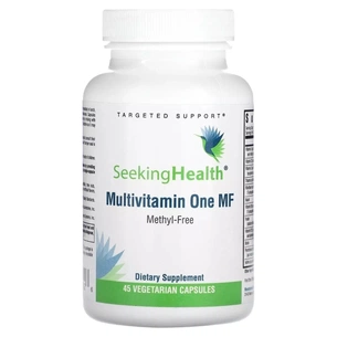 Мультивітамін Seeking Health Мультивітаміни без метилу, Multivitamin One MF, 45 вегетаріанськ (SKH-52092) зображення 1